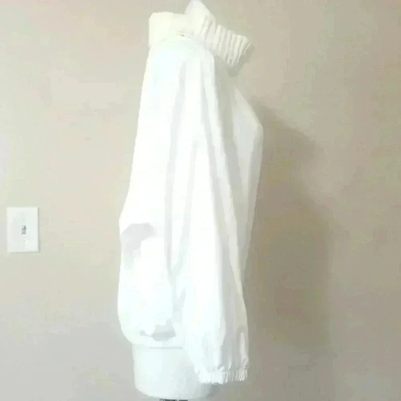 Zara Knit Cowl Collar Balloon Sleeve Oversized Top - Picture 5 of 9